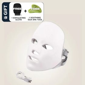 Light Therapy LED Face Mask 7 Color 149 Leds Photon Face Mask Beauty Photon Mask for Face Skin Rejuvenation Facial Skin Treatment Anti-Aging Anti