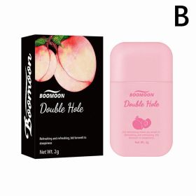 New High-end Vital Refreshing Energizing Aromatherapy Nasal Inhaler Fruit Style Essential Oils Boost Work Focus & Energy Men Wom (Color: B)