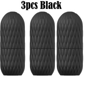 Ice Face Roller, Reusable Silicone Mold Face Massage Eye Facial Beauty Skin Care Tools Apply Ice for Shrink Pores (Color: 3pcs Black)