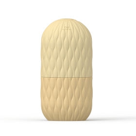 Ice Face Roller, Reusable Silicone Mold Face Massage Eye Facial Beauty Skin Care Tools Apply Ice for Shrink Pores (Color: Yellow)