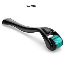540 Derma Roller Skin Care Needle Micro Dermaroller Professional Derma Roller For Hair Growth Beard Growth Facial Beauty Roller (Color: 0.20mm biue black)