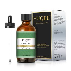 EUQEE Aromatic Essential Oil Coconut Lilac Freesia Leather Strawberry Mango Watermelon Green Tea Fragrance Oil for Men and Women (Color: Forest Pine, Net Contents: 60ml)
