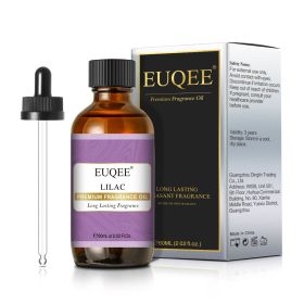 EUQEE Aromatic Essential Oil Coconut Lilac Freesia Leather Strawberry Mango Watermelon Green Tea Fragrance Oil for Men and Women (Color: Lilac, Net Contents: 60ml)