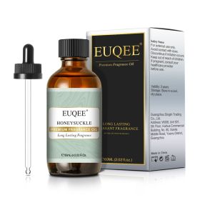 EUQEE Aromatic Essential Oil Coconut Lilac Freesia Leather Strawberry Mango Watermelon Green Tea Fragrance Oil for Men and Women (Color: Honeysuckle, Net Contents: 60ml)