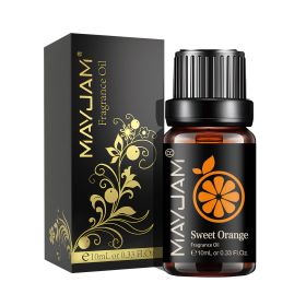 MAYJAM 10ML Fruit Fragrance Oil Lime Apple Mango Passion Fruit Strawberry Watermelon Cherry Coconut Lemon Sweet Orange 1pcs Oil (Color: Sweet Orange, Net Contents: 10ml)