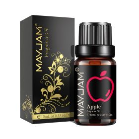 MAYJAM 10ML Fruit Fragrance Oil Lime Apple Mango Passion Fruit Strawberry Watermelon Cherry Coconut Lemon Sweet Orange 1pcs Oil (Color: Apple, Net Contents: 10ml)