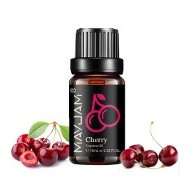 MAYJAM Fruit Essential Oil 10ml Cherry Banana Papaya Grape Litchi Guava Kiwifruit Pear Fig Fragrance Oil for Diffuser Candle (Color: Cherry, Net Contents: 10ml)