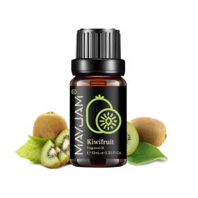 MAYJAM Fruit Essential Oil 10ml Cherry Banana Papaya Grape Litchi Guava Kiwifruit Pear Fig Fragrance Oil for Diffuser Candle (Color: Kiwifruit, Net Contents: 10ml)