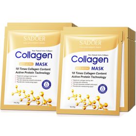 10pcs Anti-wrinkle Collagen Face Mask Moisturizing Anti-aging Repair Brightening skincare Face Sheet Mask Facial Masks Skin Care (Color: 20pcs)